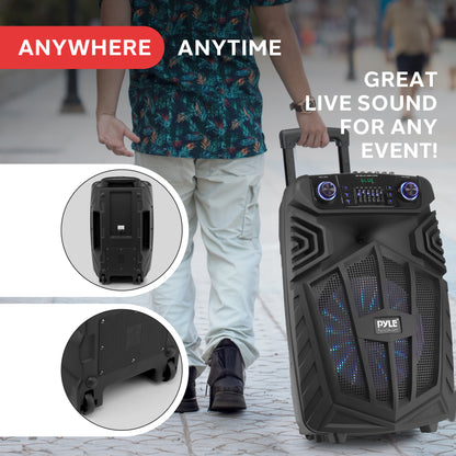 Enceinte PA portable de 15” 