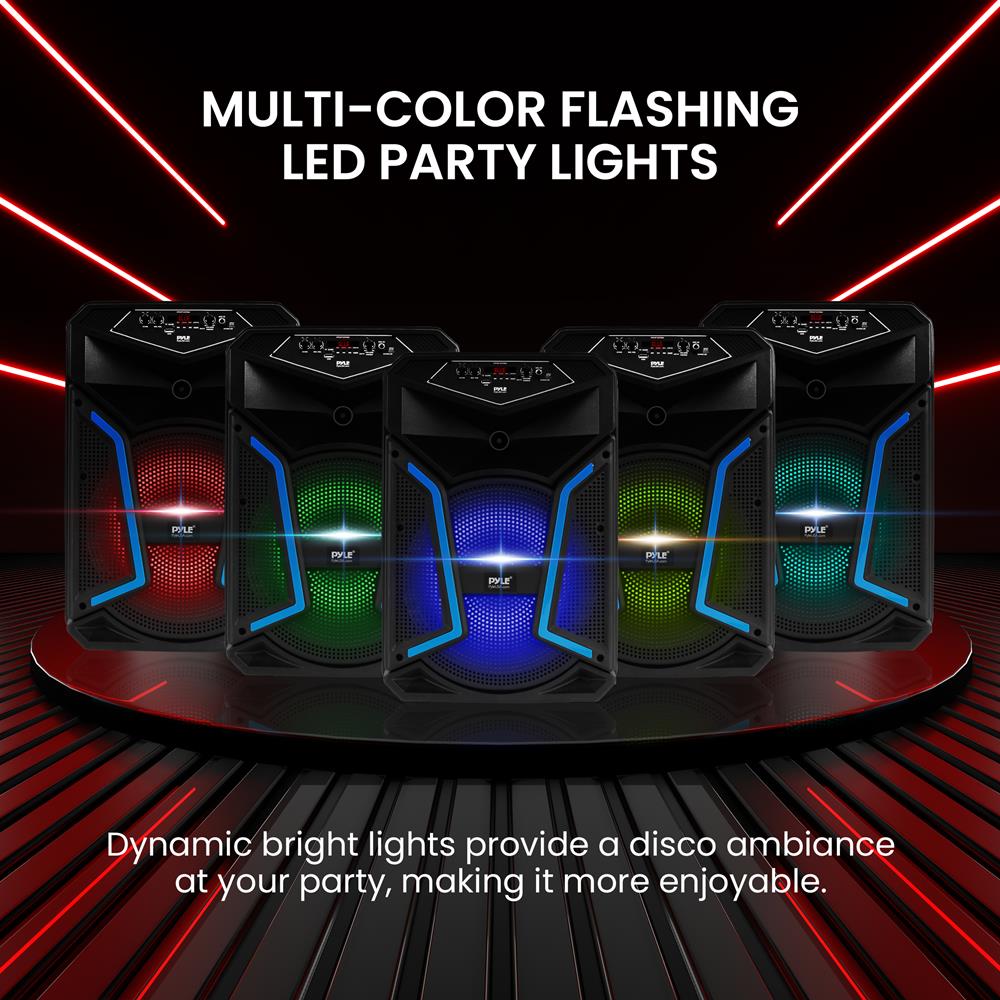 product image number 4 for Pyle Portable Bluetooth Pa Speaker System Kit