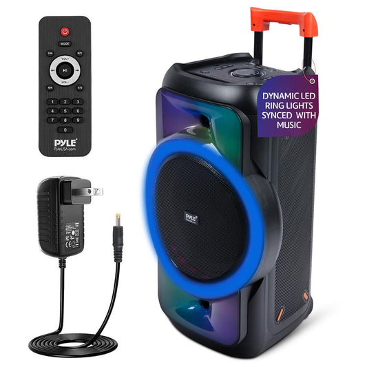 Bluetooth Party Speaker, Powerful Sound, TWS, LED Lights, Portable