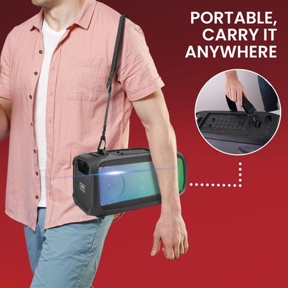 Enceinte stéréo DJ Boombox sans fil BT 