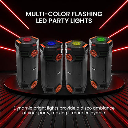 product image number 4 for Pyle Dual 6.5’’ Wireless Portable Pa Speaker