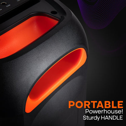 Dual 6.5” Inch Wireless BT Streaming PA