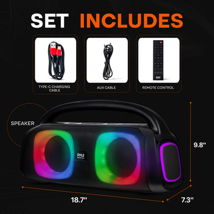 Dual 5” Inch Wireless BT Streaming Boomb