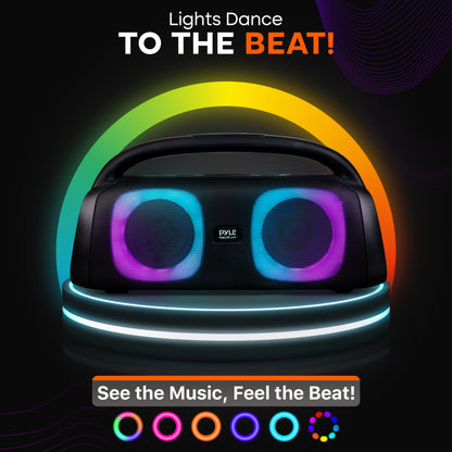 Dual 5” Inch Wireless BT Streaming Boomb