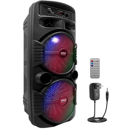 Enceinte portable PA double 8” 