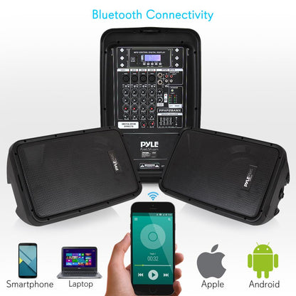 Pa Speaker & Amplifier Mixer Dj Kit
