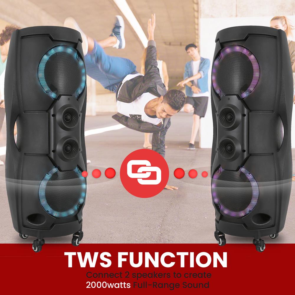 product image number 5 for Pyle 2 Ch. Portable Wireless Pa System