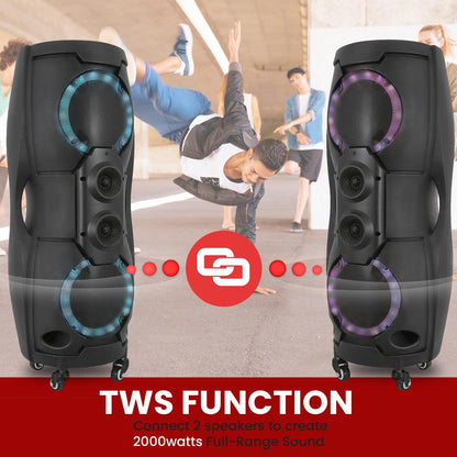 product image number 5 for Pyle 2 Ch. Portable Wireless Pa System