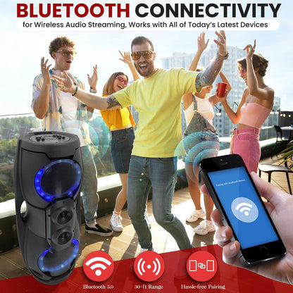 product image number 6 for Pyle 2 Ch. Portable Wireless Pa System