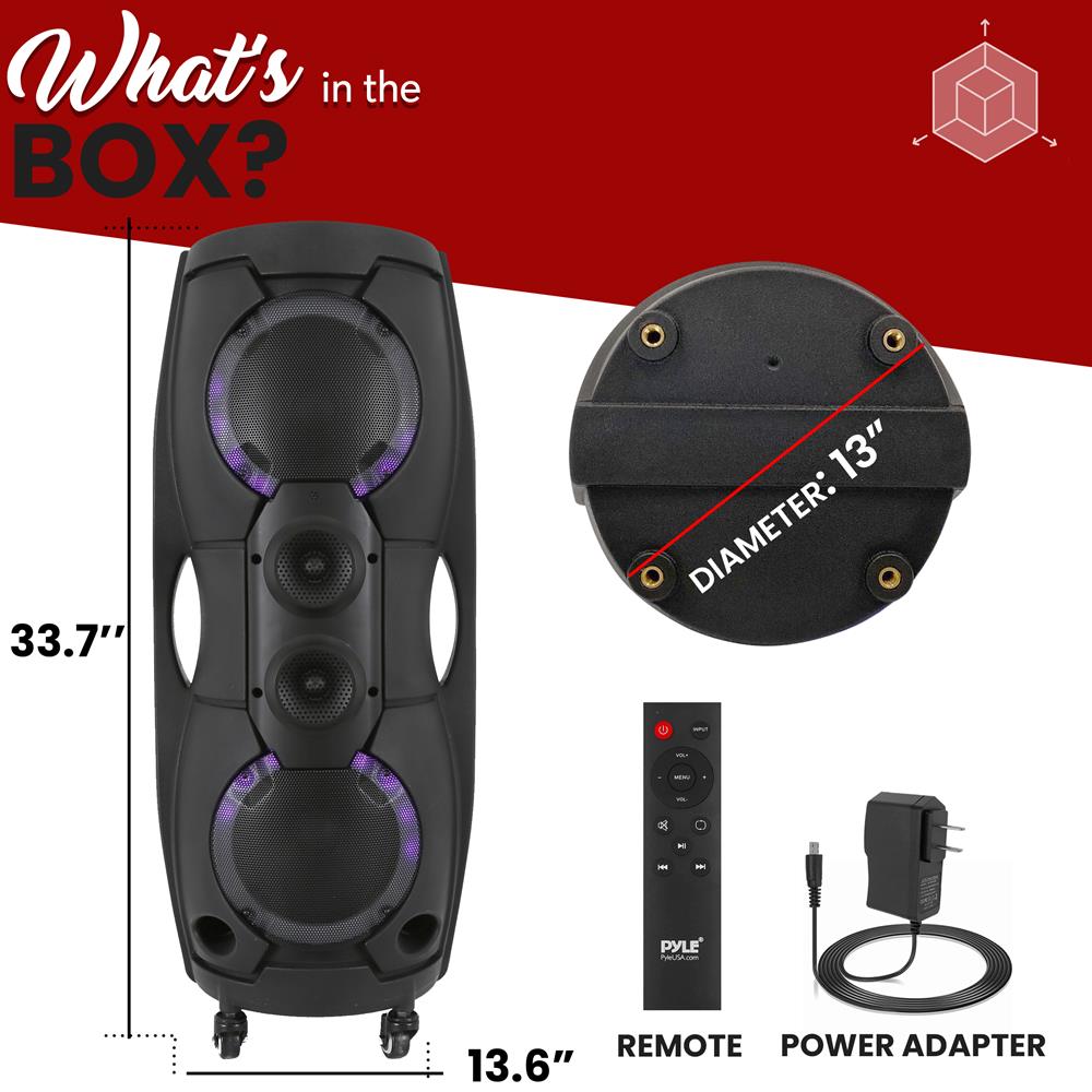 product image number 8 for Pyle 2 Ch. Portable Wireless Pa System