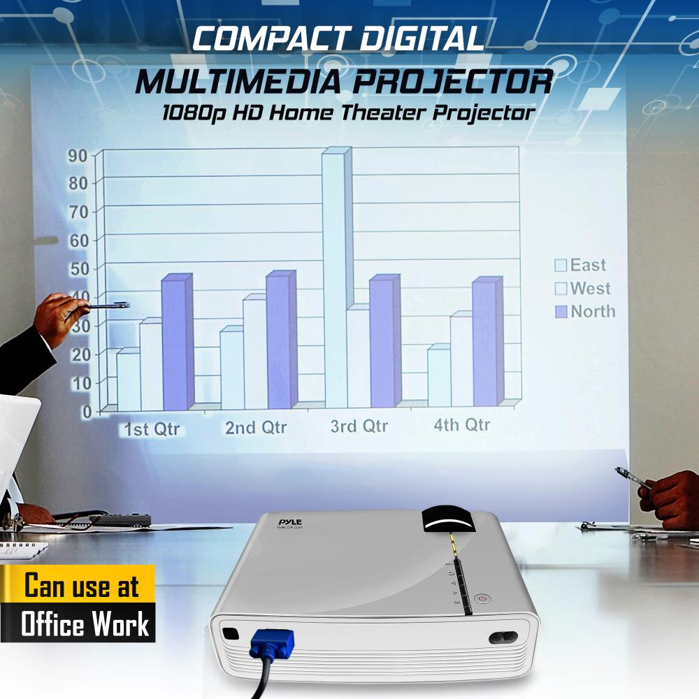 product image number 5 for Pyle Compact Digital Multimedia Projector