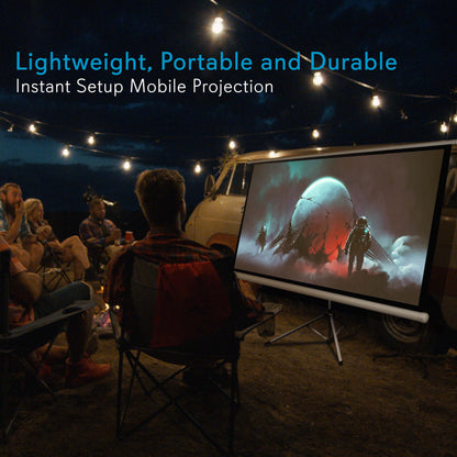 Tripod Stand Projector Screen, 50-inch