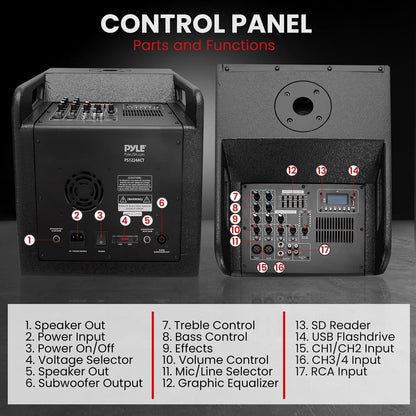 product image number 2 for Pyle Wireless Bt Streaming  Active Pa Speaker