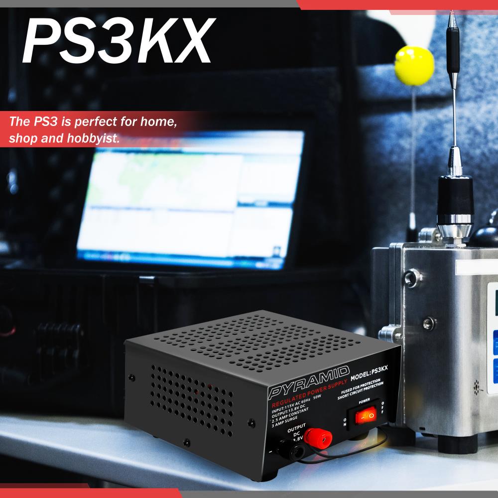 product image number 5 for Pyramid 2.5 Amp Hobbyist Bench Power Supply