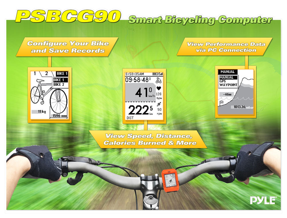 product image number 4 for Pyle Gps Smart Bicycling Computer