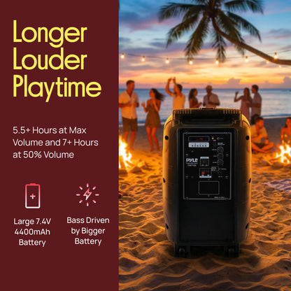 Système de haut-parleur PA portable et microphone 