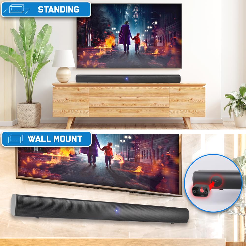 product image number 7 for Pyle Home Theater Bluetooth Soundbar Speaker