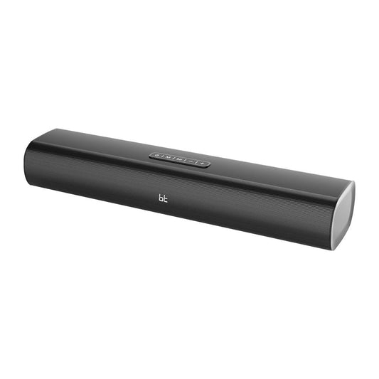 2-Channel Soundbar: Wireless Streaming, LED Display, Compact Design