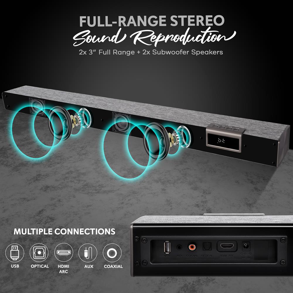product image number 2 for Pyle Convertible Soundbar Speaker