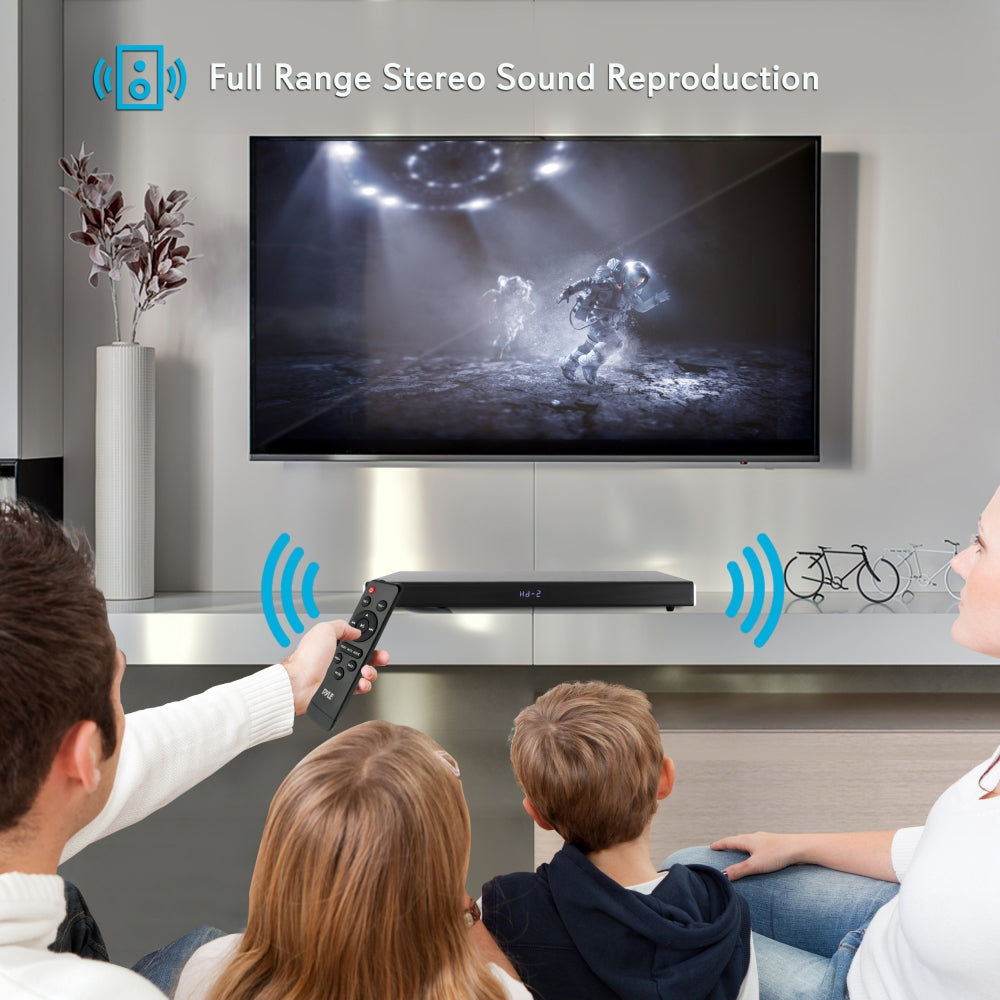 product image number 5 for Pyle Home Theater Bluetooth Soundbar Speaker