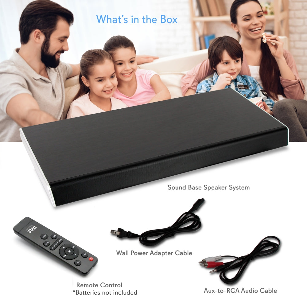 product image number 7 for Pyle Home Theater Bluetooth Soundbar Speaker