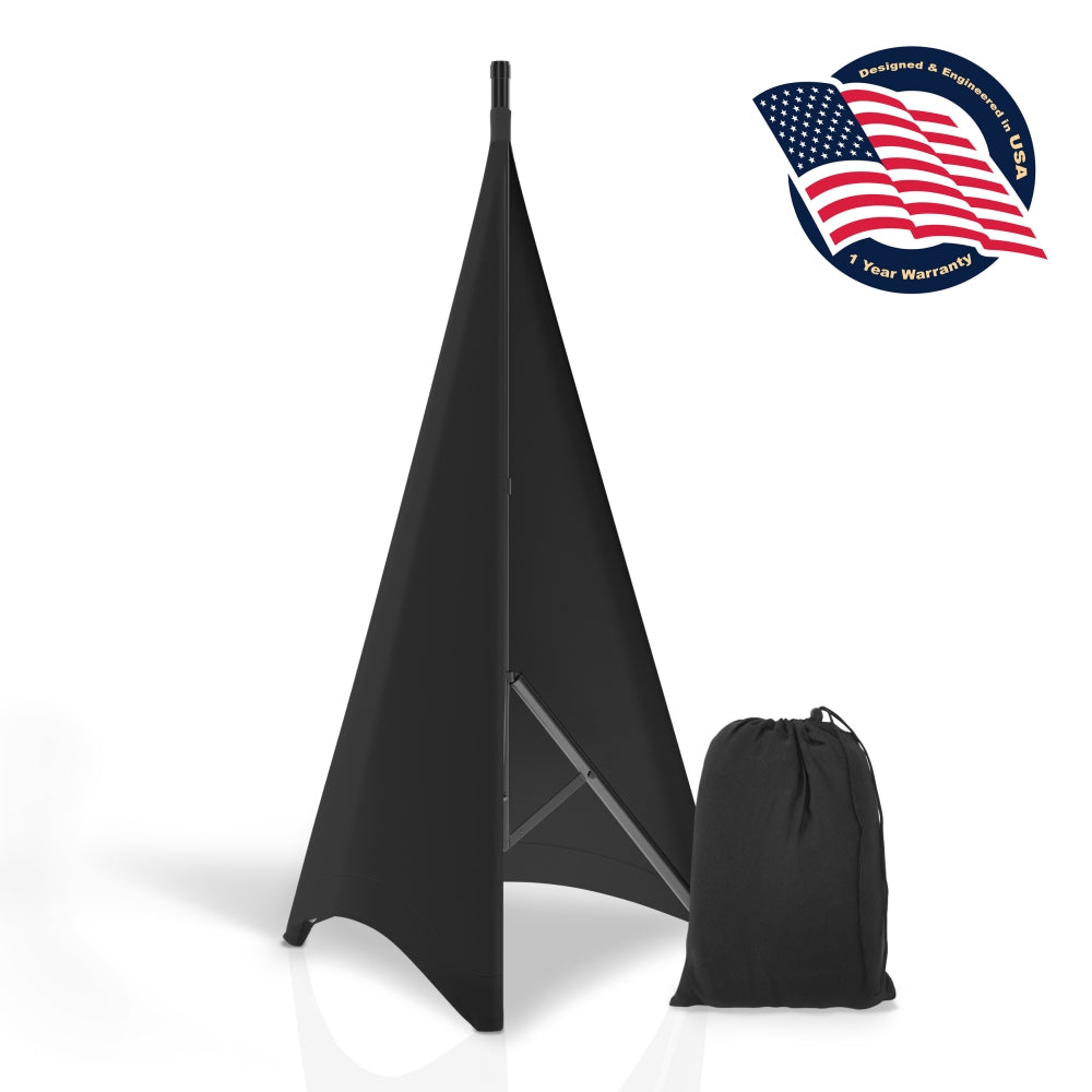 product image number 1 for Pyle Dj Speaker / Light Stand Scrim, 2-Sided
