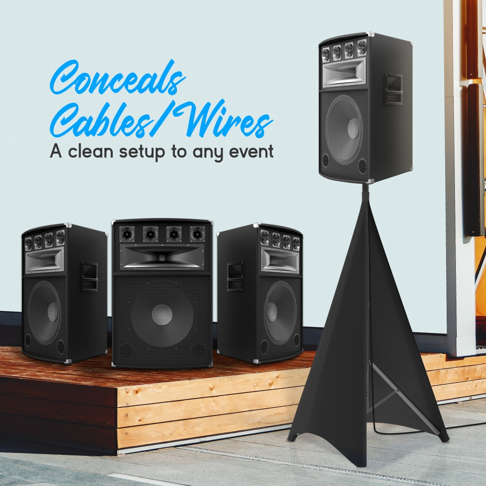 product image number 3 for Pyle Dj Speaker / Light Stand Scrim, 2-Sided