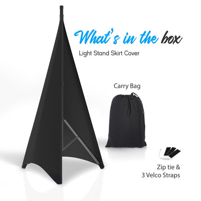 product image number 7 for Pyle Dj Speaker / Light Stand Scrim, 2-Sided