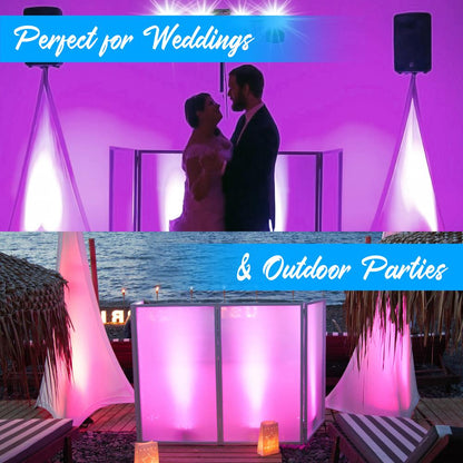 product image number 4 for Pyle Dj Speaker / Light Stand, 2-Sided