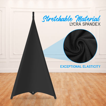 Scrim pour pied d'enceinte DJ / lumière, 3 côtés 