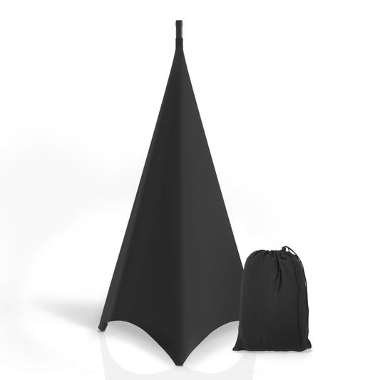 Scrim pour pied d'enceinte DJ / lumière, 3 côtés 