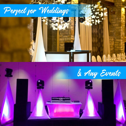 product image number 6 for Pyle Dj Speaker / Light Stand Scrim, 3-Sided