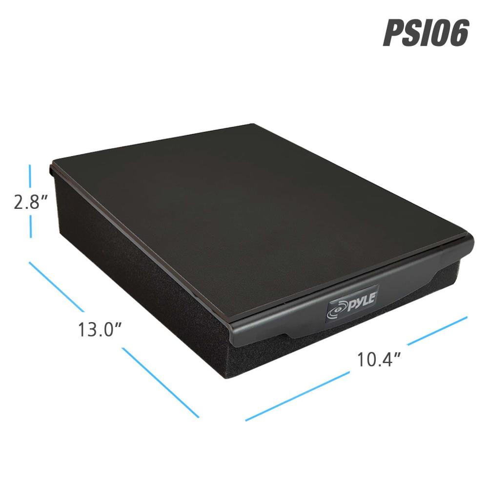 product image number 3 for Pyle Sound Isolation Dampening Speaker Riser
