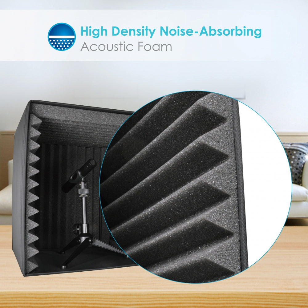 product image number 3 for Pyle Sound Recording Audio Isolation Box