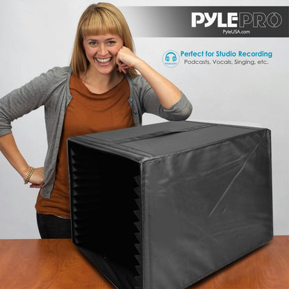 product image number 6 for Pyle Sound Recording Audio Isolation Box
