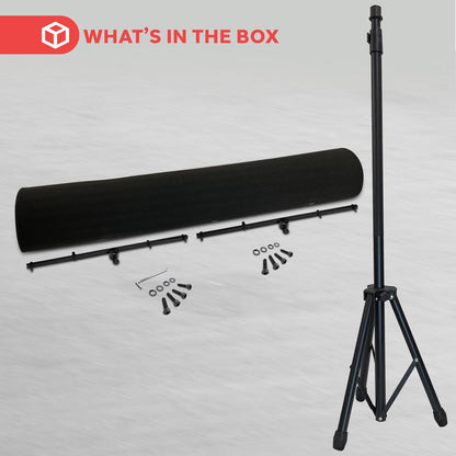 Acoustic Isolation Shield for Optimal Sound, 2" Foam, Charcoal Gray