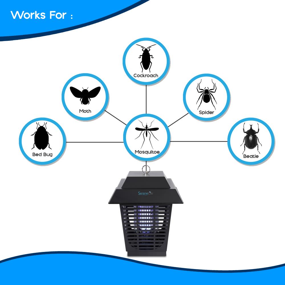 product image number 2 for SereneLife Indoor/Outdoor Bug Zapper