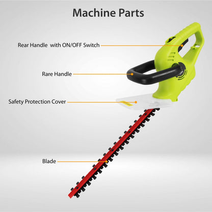 product image number 2 for SereneLife Home Garden Electric Hedge Trimmer