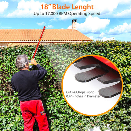 product image number 4 for SereneLife Home Garden Electric Hedge Trimmer