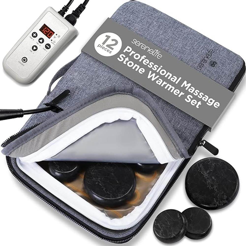 product image number 1 for SereneLife Multifunction Heating Stone Massager Wit