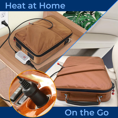 Portable Massage Stone Warmer - Relieve Tension - Basalt Stones, Digital Control
