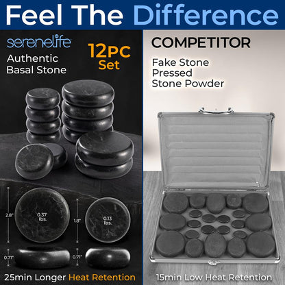 product image number 5 for SereneLife Multifunction Heating Stone Massager Wit