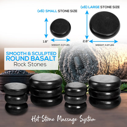 product image number 3 for SereneLife Hot Stone Massage Kit