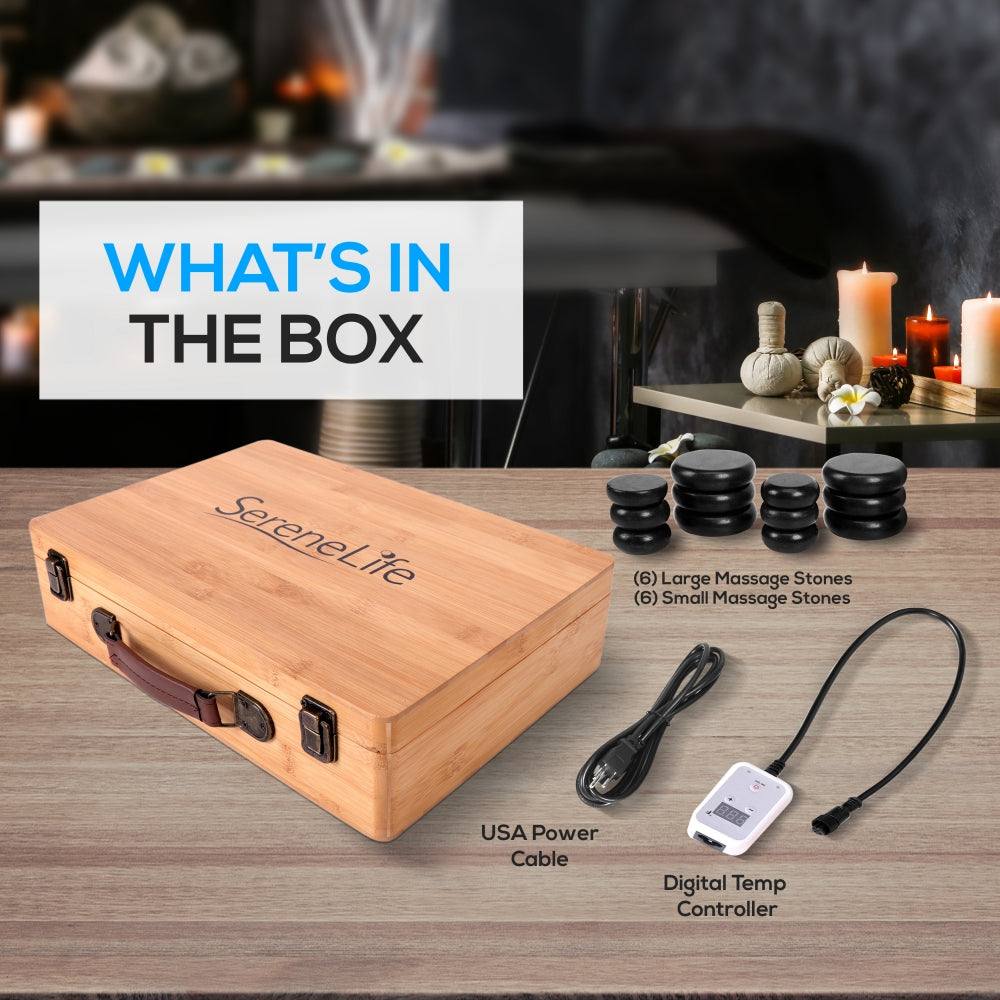 product image number 7 for SereneLife Hot Stone Massage Kit