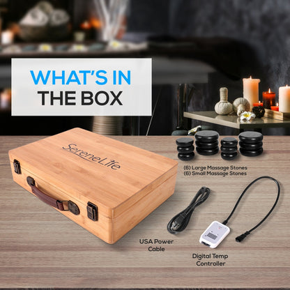 product image number 7 for SereneLife Hot Stone Massage Kit