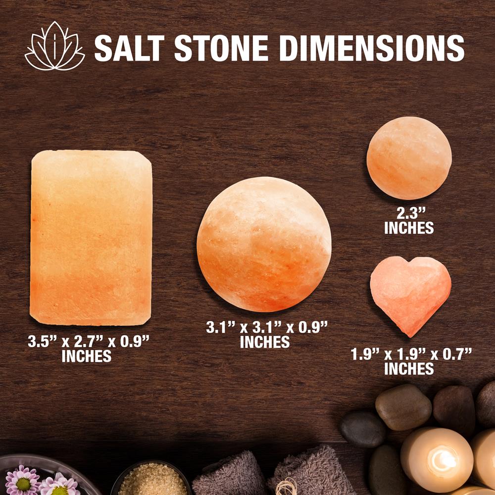 product image number 6 for SereneLife Salt Massage Stones