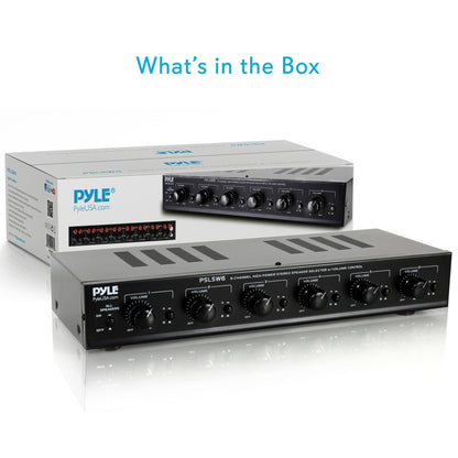 Système de sélection de haut-parleurs à 6 canaux 