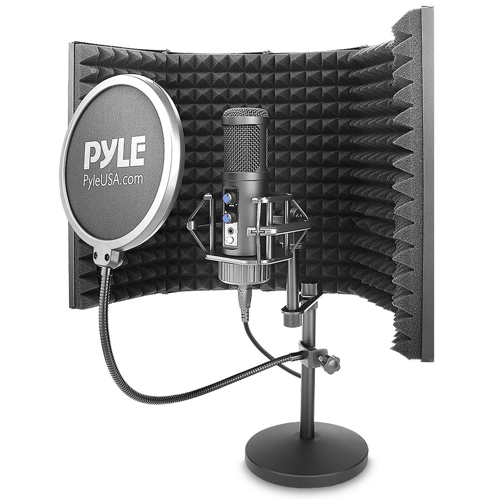 product image number 1 for Pyle Tabletop Compact Microphone Kit
