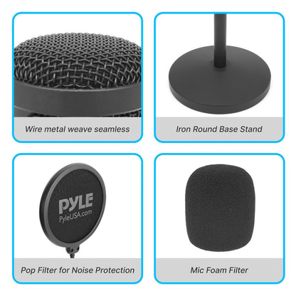 product image number 5 for Pyle Tabletop Compact Microphone Kit