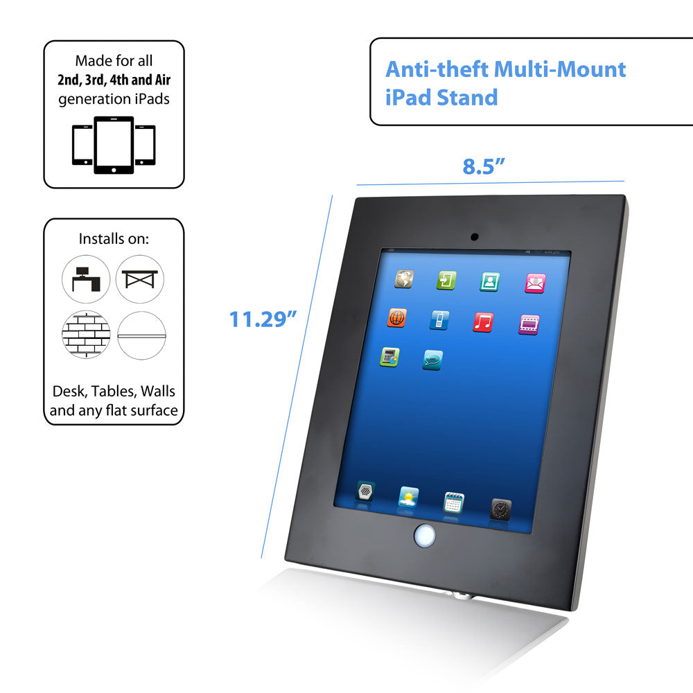 product image number 5 for Pyle Ipad Wall Mount Anti-Theft Display Case